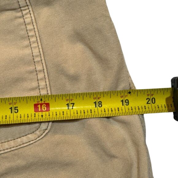 BDG Urban Outfitters Cargo Joggers M Tan Raw Hem Distressed Streetwear - Picture 8 of 16